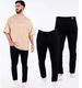 Pantalón negro de mezclilla 