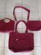 Cartera 3 piezas MK roja
