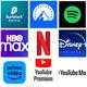 Cuenta de Netflix, Spotify, Apple Music, ESPN y muchas más o