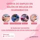 Oferta de empleo en Salón de Belleza